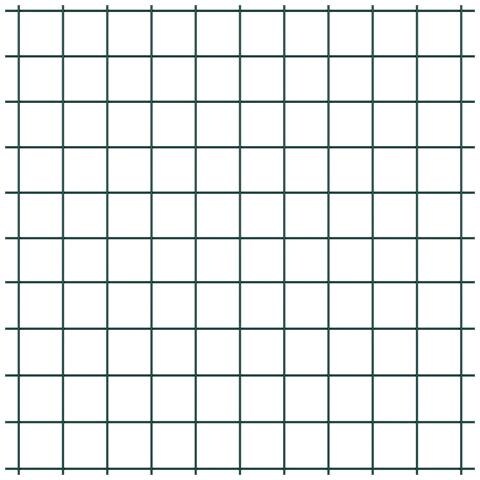 Set Pali Recinzione Metallo Set di 2 Verde Metallo 10 m - Foto 9