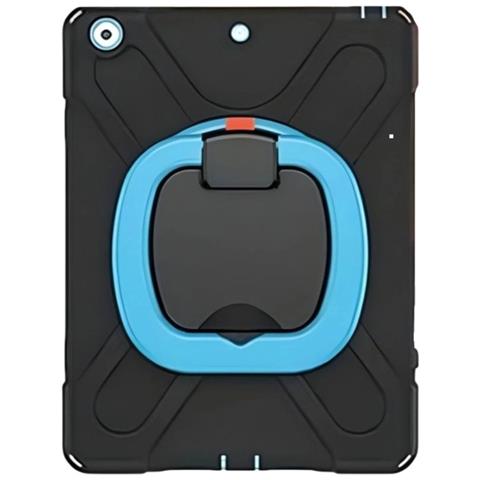 Custodia Armata Con Supporto Girevole Per Ipad 7/8/9 10.2 Pollici Nera - Foto 1