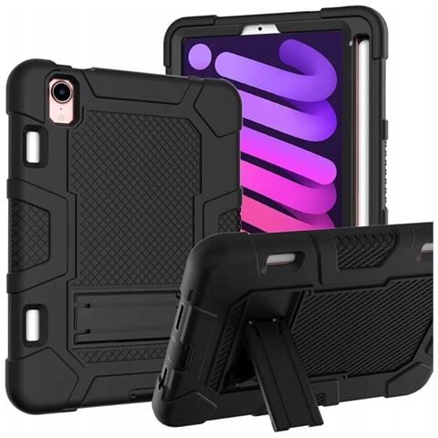 Custodia Per Ipad Mini 6 8.3"" Con Supporto E Alloggiamento Per Stilo Nera - Foto 1