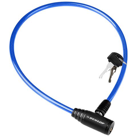 Cavo Antifurto Per Bicicletta Serratura A Chiave Sicurezza Ottimale, Blu - Foto 1