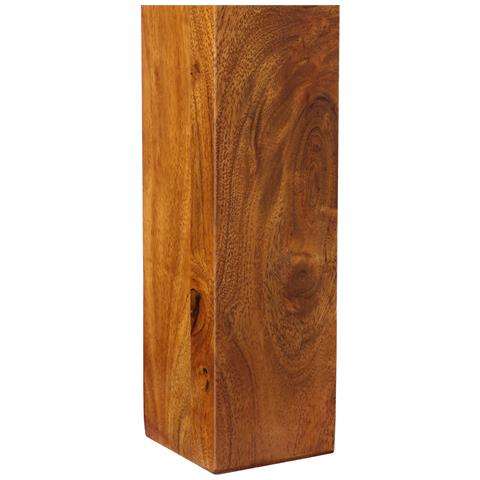 Tavolo per trucco Marrone Miele Legno Massello di Acacia - Foto 9