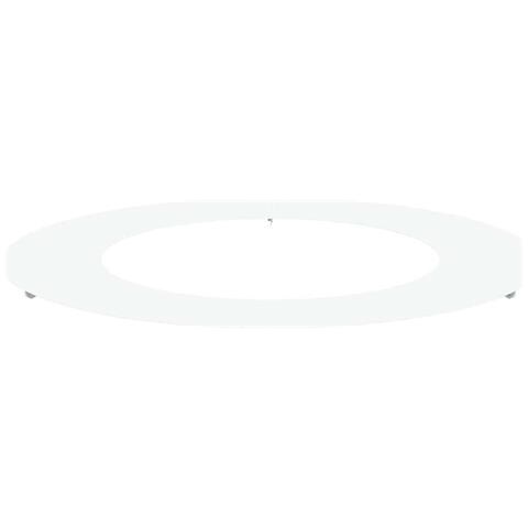 Anello piatto per albero Bianco Ø50 / 80 cm Acciaio - Foto 1