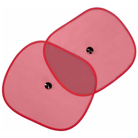 Set Di 2 Pezzi Parasole Per Finestrino Laterale Auto 44x36 Cm, Rosso - Foto 1