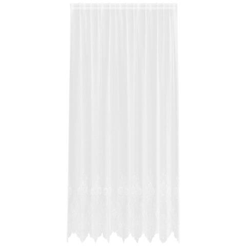 Tende con tende Floreale Bianco 200 x 280 cm Poliestere - Foto 1