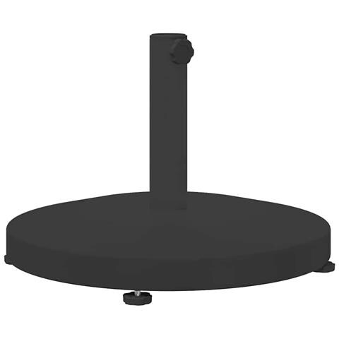Base per Ombrello da Esterno Regolabile Nero 48 x 48 x 32 cm - Foto 1