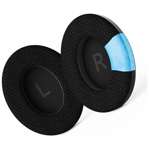 Cuscinetti Di Ricambio Compatibili Con Cuffie Bose 700/nc700 - Cuscinetti Auricolari In Gel A Rete Da Calcio (2 Pezzi) Black - Foto 2