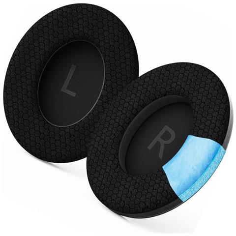 Cuscinetti Di Ricambio Compatibili Con Cuffie Bose 700/nc700 - Cuscinetti Auricolari In Gel A Rete Da Calcio (2 Pezzi) Black - Foto 3