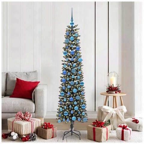 Albero di Natale artificiale con 300 LED Verde 180 cm - Foto 2