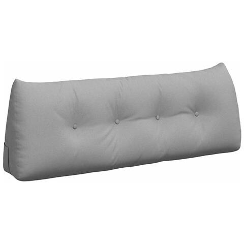 Cuscino per Schiena Grigio Nuvola 140 x 24 x 50 cm Tessuto - Foto 1