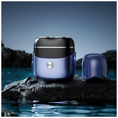 Mini Rasoio Elettrico Portatile Per Uomo - Ricaricabile Usb, Impermeabile E Da Viaggio Purple - Foto 2