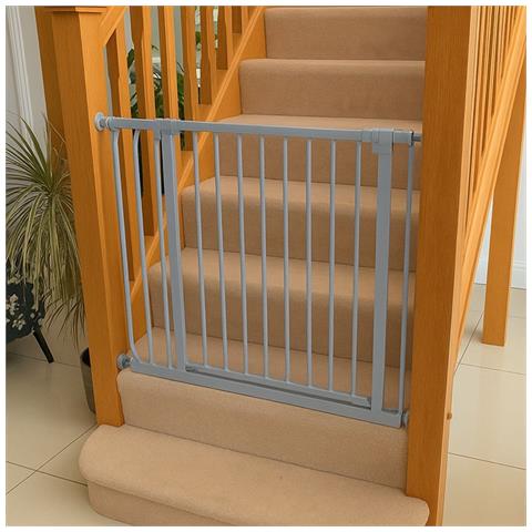 Safetots Cancelletto Di Sicurezza Elite, 71cm - 80cm, Grigio Opaco - Foto 4