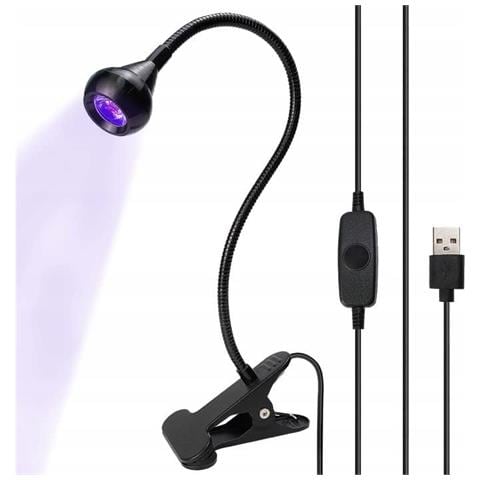 Lampada Uv 3w Per Indurimento Soldermask - Alimentazione Usb 5v | Lunghezza D'onda 395-405nm | Uso Professionale E Cosmetico - Foto 1