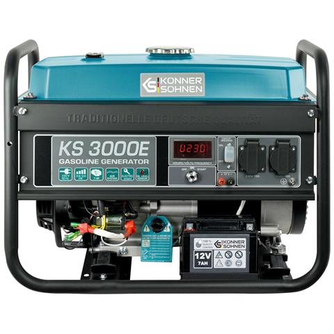 Generatore a benzina """" KS 3000E Tensione, V 230 Potenza massima, kW 3.0 - Foto 4