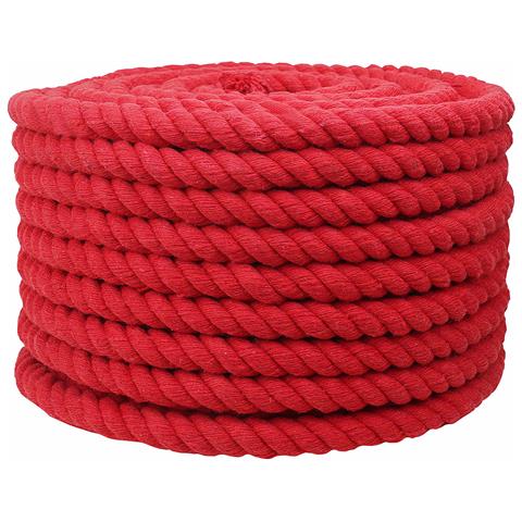Corda Rosso 2,4 x 2,4 x 5000 cm Cotone - Foto 1