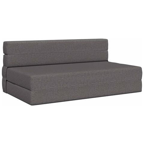 Divano Letto Pieghevole Grigio Chiaro 152 x 86,5 x 60 cm - Foto 1