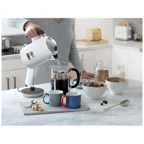 ZJX650WH bollitore elettrico 1 L 2200 W Argento, Bianco - Foto 2