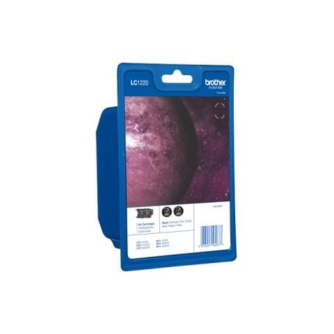 LC1220BKBP Cartuccia Ink Originale Nera per MFC-J430W / J625DW / J825DW Capacità 300 Pagine - Foto 1