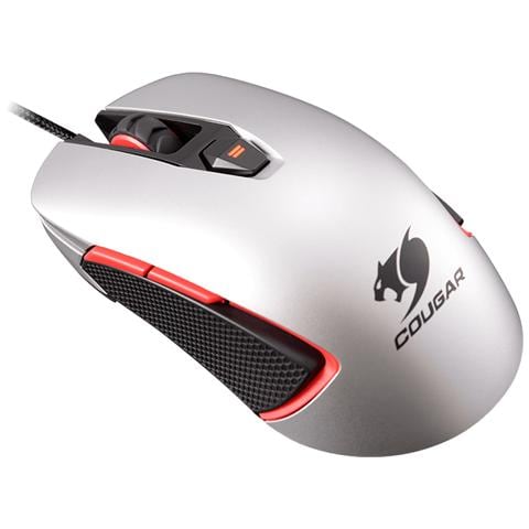 Mouse Gaming USB 400M Ottico 8 Tasti 4000 DPI Retroilluminato Color Argento / Rosso - Foto 1