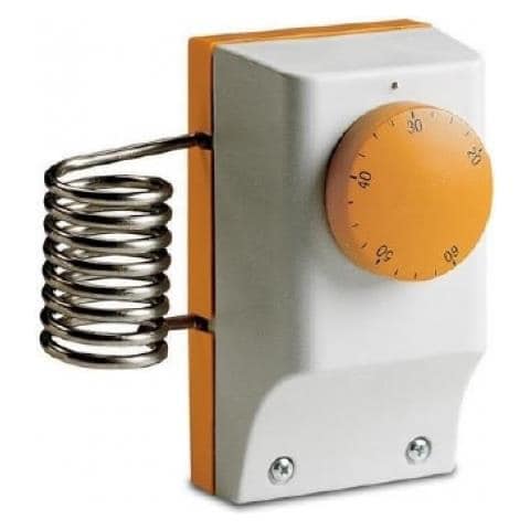 Termostato A Contatto Meccanico Perry 1tctb090 Con Corpo Pressofuso Con Sonda Esterna -5 / +35°c Funzionamento On / off Differenziale Fisso 1,5+ / -1°c Scala Graduata Con Indice Di Regolazione 1 Livello Di Temperatura Con Regolazione Continua - Foto 4
