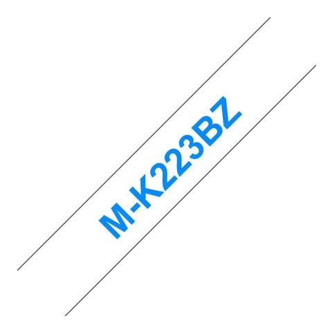 MK223BZ - Blu su bianco - Rotolo (0,9 cm x 8 m) 1 rotoli nastro  - Foto 4
