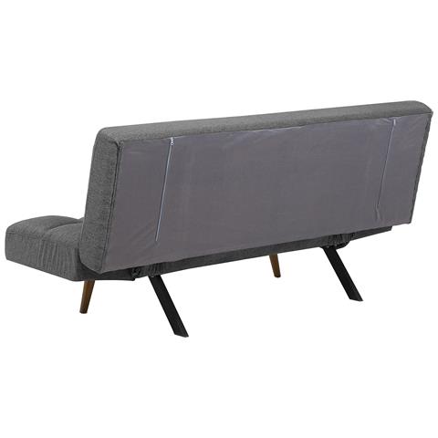 Divano Letto In Tessuto Grigio Scuro Ingaro - Foto 17