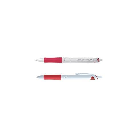 Penna A Sfera Scatto Acroball Pure White Begreen 1,0mm Rosso - Foto 1