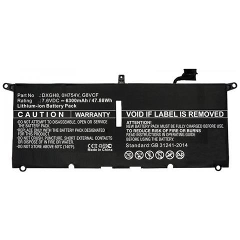 Mbxde-ba0082 - Akku - Dell - Xps 13 2018 - Xps 13 9370 - Xps 13 9370 Fhd I5 - Xps 13-9370-d1605g (mbxde-ba0082) - Foto 1