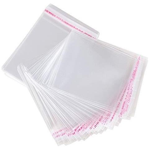 Mge - Confezione Da 100 Cancella Cellophane Guarnizione Di Auto - Borse Sacchetto Di Plastica Per La Visualizzazione O Imballaggi - Poly Sacconi Adesivo Della Guarnizione Di Auto - 16 X 25 Cm - Foto 1