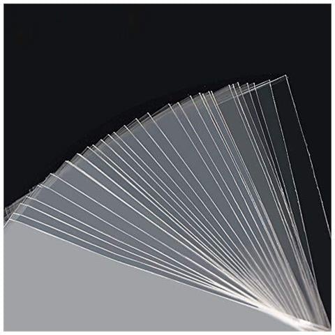 Mge - Confezione Da 100 Cancella Cellophane Guarnizione Di Auto - Borse Sacchetto Di Plastica Per La Visualizzazione O Imballaggi - Poly Sacconi Adesivo Della Guarnizione Di Auto - 16 X 25 Cm - Foto 4