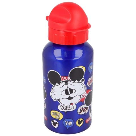Borraccia Per Bambini 500ml Tappo A Tenuta Stagna Ermetico, Blu / Rosso - Foto 2