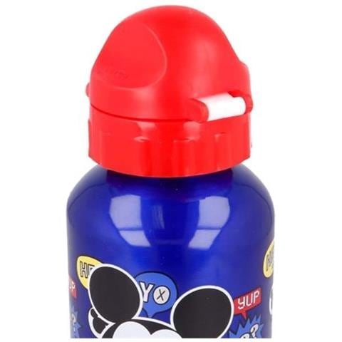 Borraccia Per Bambini 500ml Tappo A Tenuta Stagna Ermetico, Blu / Rosso - Foto 6