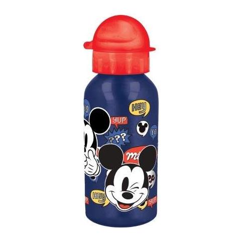 Borraccia Per Bambini 500ml Tappo A Tenuta Stagna Ermetico, Blu / Rosso - Foto 1