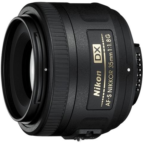 AF-S DX NIKKOR 35mm f / 1.8G, 8/6, 3,5 cm, 1.8, Nero, 7 cm, 5,2 cm - Foto 1