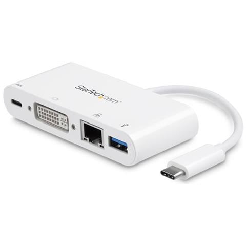 Adattatore Multiporta per Portatili USB-C - Power Delivery - DVI - GbE - USB 3.0 - Foto 2