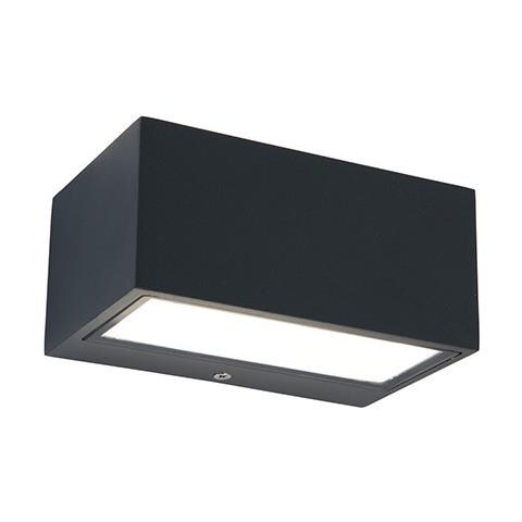 Applique Da Esterno - Alluminio - 4000k - Grigio - Foto 3