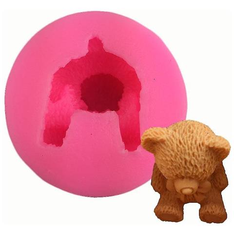 SLD Il Nuovo Simpatico Stampo In Gesso A Forma Di Orso - Spect Shape Cake Decora Lo Stampo - 2 Pezzi