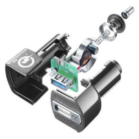 Caricabatterie Cellular Line Cbrhuusbqck Usb Car Charger Qc - Foto 1
