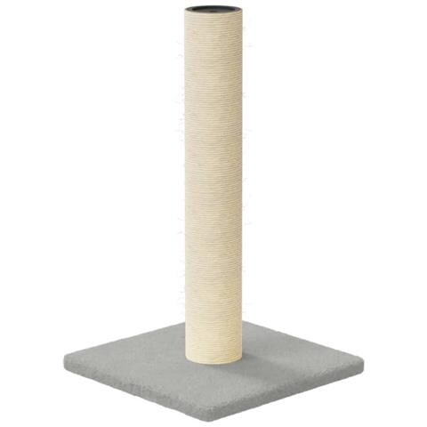 Palo Tiragraffi Per Gatti Grigio Chiaro 22x22x45 Cm - Foto 1