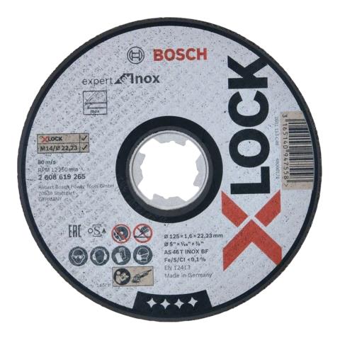 Disco di taglio dritto 125 mm 22.23 mm Accessories 2608619265 1 pz. Disco per tagliare - Foto 1