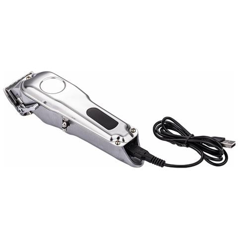 Tagliacapelli/trimmer Con Accessori - Silenzioso E Ricaricabile Silver - Foto 7