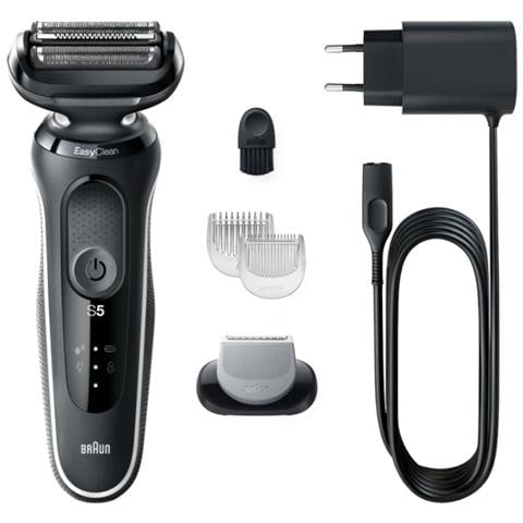 Rasoio Ricaricabile Series 5 51-W1600s Wet & Dry Sistema Pulizia EasyClean Tecnologia AutoSense Autonomia fino a 50 Minuti Incluso Rifinitore Corpo Colore Nero / Bianco - Foto 2