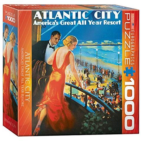 Atlantic City: Americas Great Year Round Resort Puzzle Da 1000 Pezzi (scatola Piccola) - Foto 1