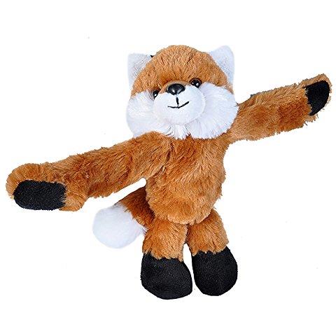Huggers Peluche Volpe Rossa, Braccialetto Schiaffo, Animale Farcito, Giocattoli Per Bambini, 8 Pollici - Foto 1