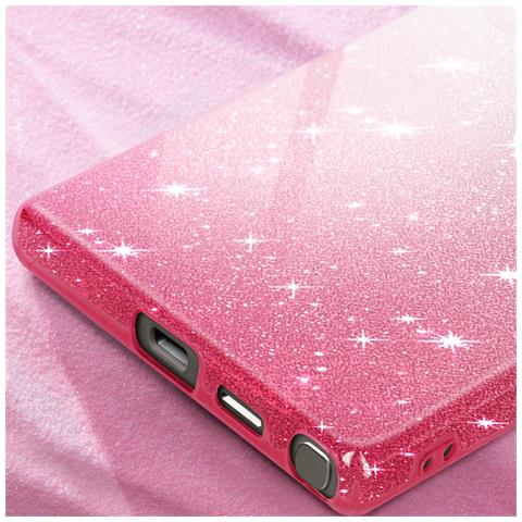 Cover Per Samsung Galaxy S24 Ultra Paillette Silicone Semi-rigido Fina - Foto 2