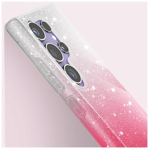 Cover Per Samsung Galaxy S24 Ultra Paillette Silicone Semi-rigido Fina - Foto 5