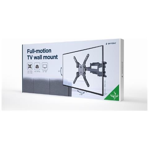 WM-60ST-01 Supporto TV a parete 152,4 cm (60") Nero - Foto 10