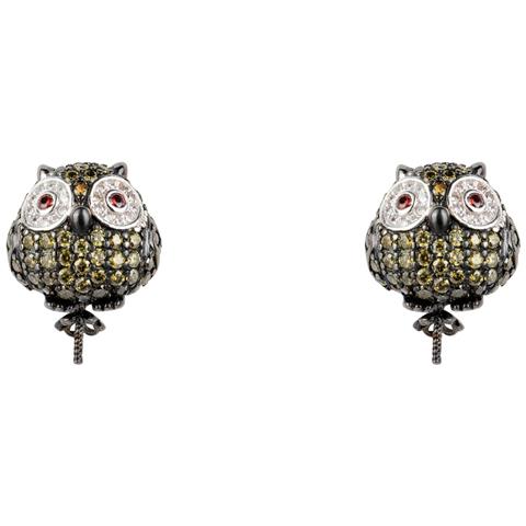 Gioielleria Jla-ear-owl-3. Ciondolo, Colore Nero Verde. Donna. - In ordine - Foto 2