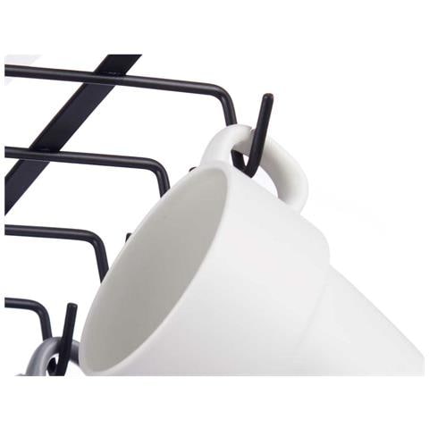 Appendino Per Tazze Nero Ferro 16 X 7 X 28,5 Cm (8 Unità) - Foto 2