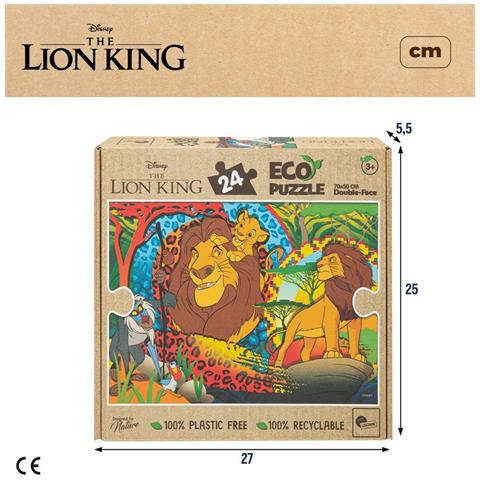 Puzzle Per Bambini Double-face 24 Pezzi 70 X 1,5 X 50 Cm (12 Unità) - Foto 2