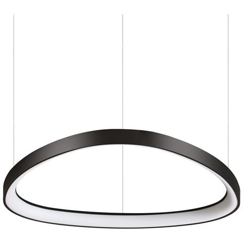 Lampadario A Sospensione Contemporaneo Gemini Metallo Nero Led 48w 3000k Ip20 - Foto 1